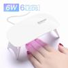 Mini 6W UV LED Nail Dryer Lamp Portable USB Cable For Gift Home Use Gel Nail Polish USB Lamp