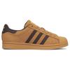 adidas Оригинальные Superstar Удобные Низкие Кроссовки Унисекс Кроссовки Коричневые ID0993