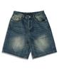 UNDEROFF Vintage Washed Bermuda Denim Pants Dust Yellow