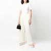 Y-3 SS22 Повседневные длинные брюки с широкими штанинами и боковым разрезом Женские брюки Белые HG6135
