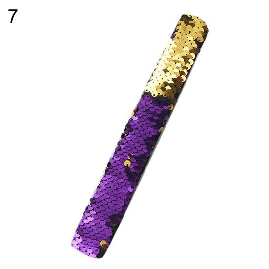 Блестящий детский браслет с блестками и браслетом, повязка на голову, подарок для вечеринки