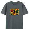 Summer Unisexs Pure Cotton Vintage Fun And Creative Pattern Tshirt Oversized Loose And Breathable Suitable For Everyday Wear