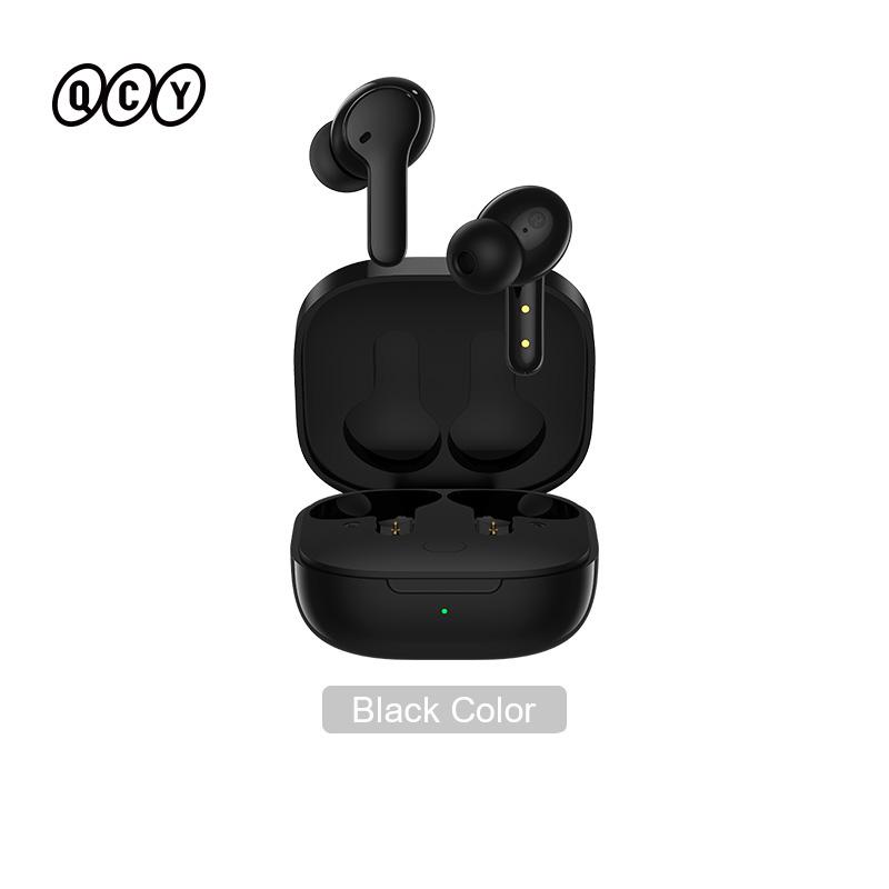 QCY T13 Bluetooth-наушники V5.1 Беспроводные TWS наушники с сенсорным управлением 4 микрофона ENC HD гарнитура для вызовов Настройка приложения