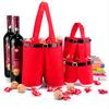 1Pcs Merry Christmas Gift Treat Candy Wine Bottle Holder Santa Claus Suspender Pants Trousers Decor Christmas Gift Bags Cute