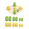 Interactive Tic Tac Toe Board Game 2 Players XO Chess Board Toys  Children/Kids