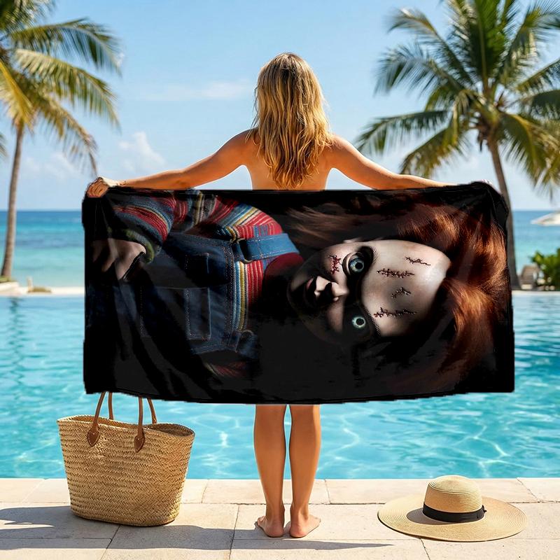 Chucky Fashion Beach Towel: Ideal for Summer Adventures Soft, absorbent and quick drying suitable for swimming and bathing