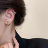 1 пара простых темпераментных клипс для ушей, винтажные милые серьги-клипсы для хряща без проколов для женщин и девочек, ювелирные изделия, аксессуары, подарки