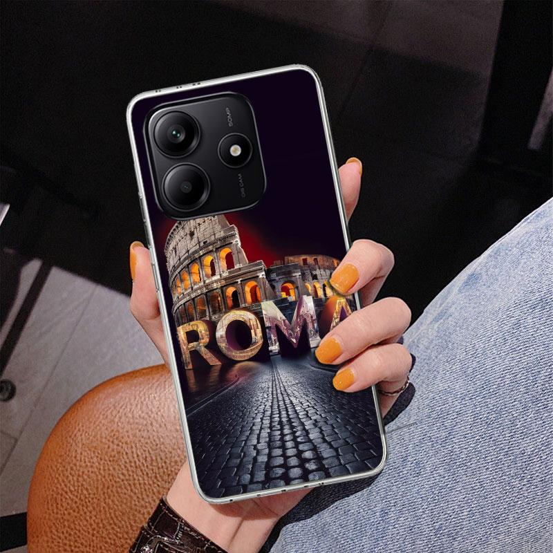 Roman Colosseum Phone Case For Xiaomi Redmi Note 15 14 13 12S 12 11 Pro Plus 14S 11S 11E 10 10S 11T 5G Personalized Cover Redmi