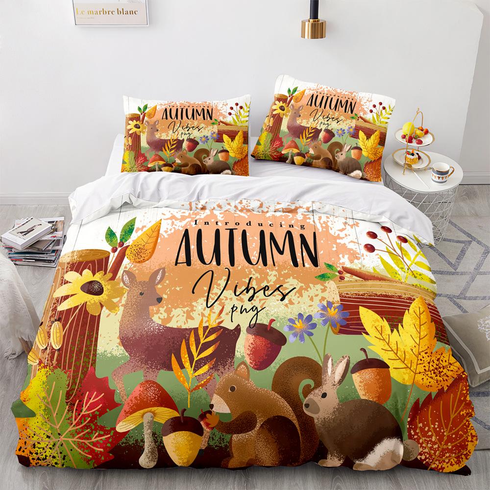 Lion King Queen Duvet Cover Watercolor Animal Bedding Collection For Kids Teens Adults Colorful Wildlife 23Pcs Polyester Quilt Cover