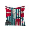 Nordic British Style Printed Throw Pillow Covers Polyester Sofa Cushion Cover For Home Use Living Room And Bedroom Headboard