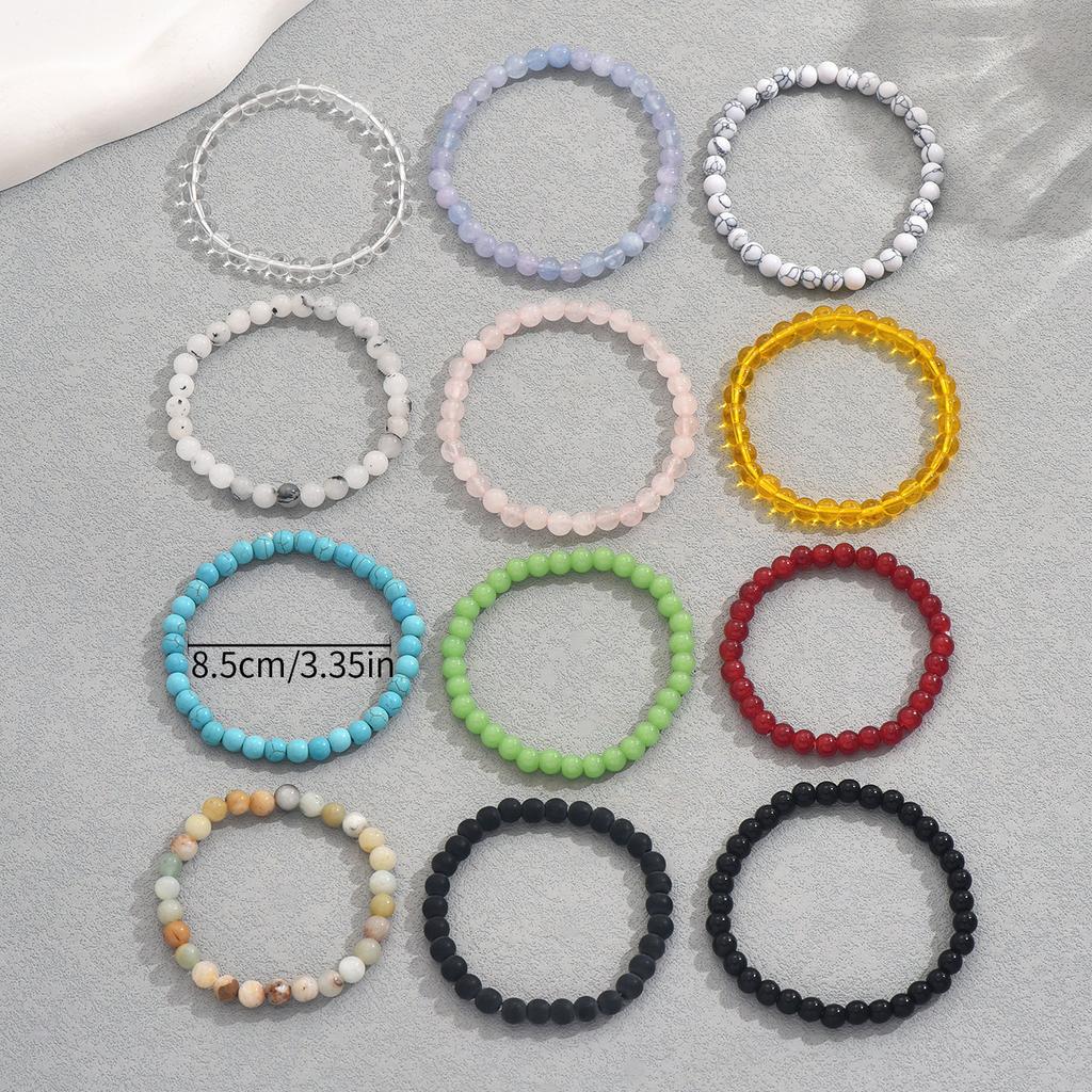 Модный комплект браслетов Персонализированный браслет из натурального камня высокого дизайна ювелирные изделия