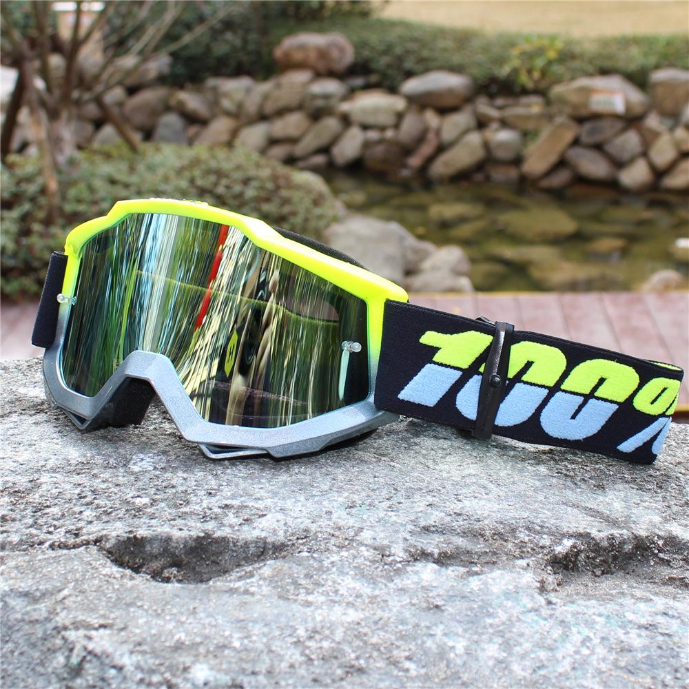 100% genuine goggles, off-road motorcycle helmet, goggles for downhill riding, anti-fog, anti-wind and sand100%Glasses