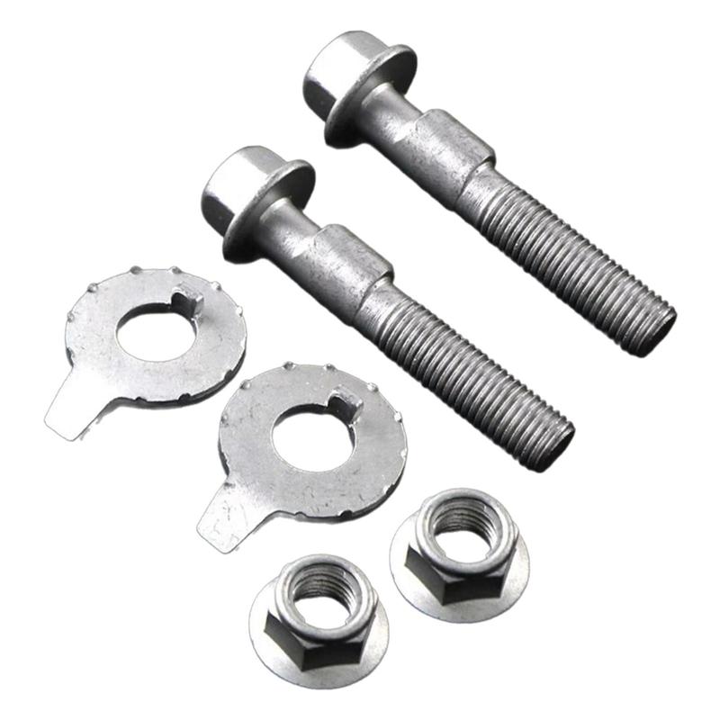 Suspension Arm Alignment Eccentric Adjustment cam Bolt Heavy Duty Camber Adjuster Bolt Set 10mm Replacement Easy to Install