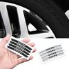4Pcs Car Accessories Wheel Tire Curved Rims Emblem Stickers for Volvo R Design T6 AWD C30 C40 C50 C70 S40 S60 S70 S80 S90 V40 KE3