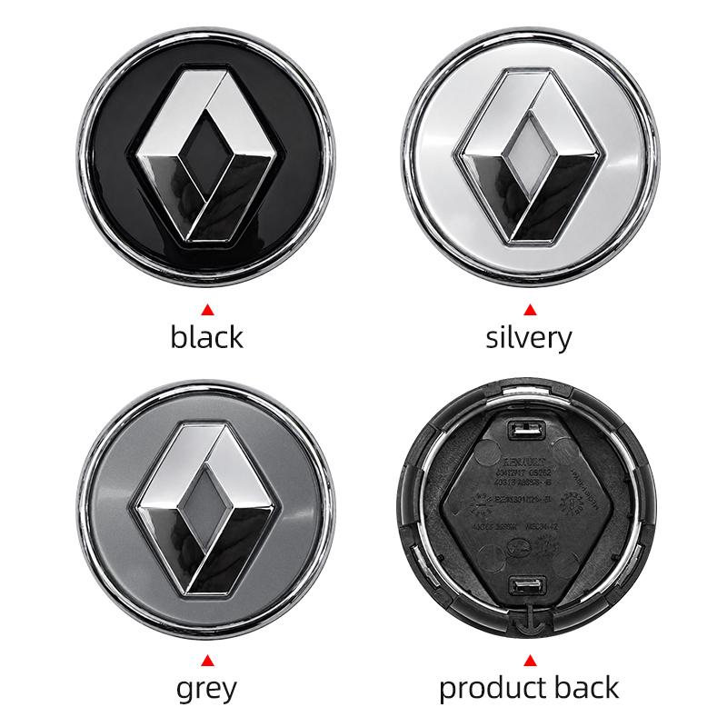 4Pcs 57mm Car Wheel Hub Center Caps Rim Cover Badge For Renault RS Koleos Captur Kadjar Megane 2 3 Clio 4 Scenic Accessories n222