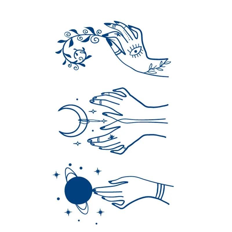 Чернила сока, татуировки, боди-арт, прочные, водонепроницаемые, временные татуировки, наклейки, Лев, Тигр, татуировка на руку, поддельные татуировки космонавта для женщин и мужчин