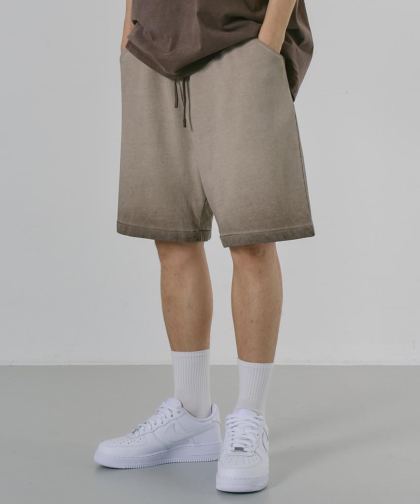 LXT Heavy Weight Pigment Half Sweatpants [Beige]