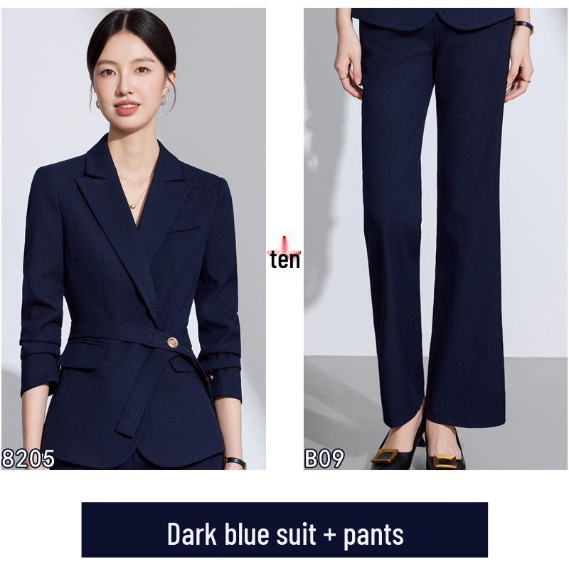 Элегантный женский костюм-блейзер с длинным рукавом: Современный, Роскошный, Стройнящий, Повседневный, Идеальный для Рабочего места или Проведения Мероприятий.