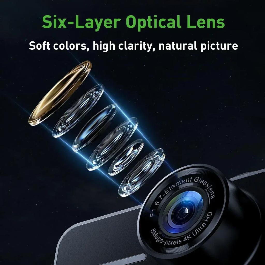 4K Black Box Car Camera with WIFI UHD 2160P Dash Cam CAR DVR Vechile Vidoe Recorder Dash Camera