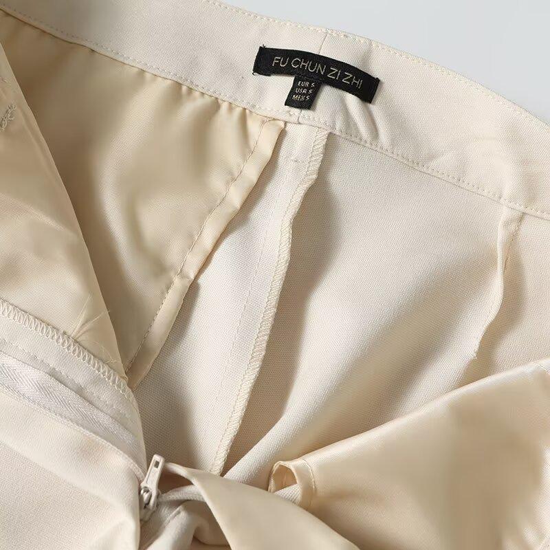 2025 Spring Women's High-Waisted Straight-Leg Pants - Versatile, Casual, and Elegant