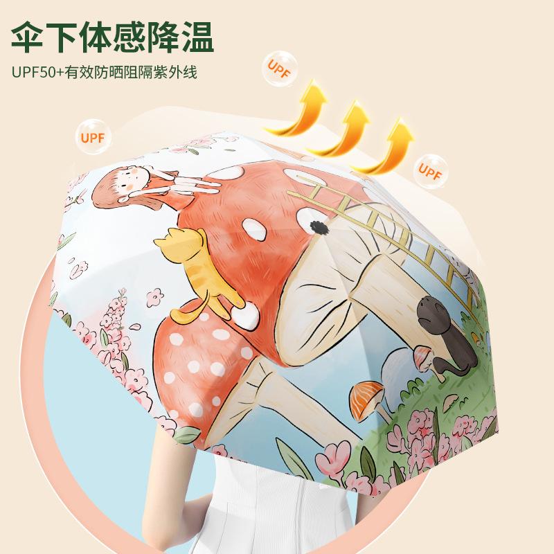 Детский складной зонт инструкция по безопасности большой усиленный утолщенный солнцезащитный зонт ветрозащитный сверхлегкий портативный школьный зонт для школьников