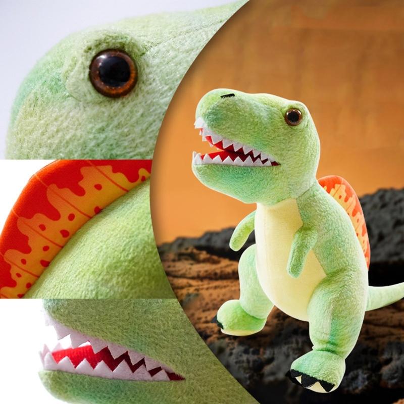 Soft Plush Dinosaur Puppet Doll Toy For Children Educational Role Playing Dinosaur Stuffed Animals Toy for Storytelling