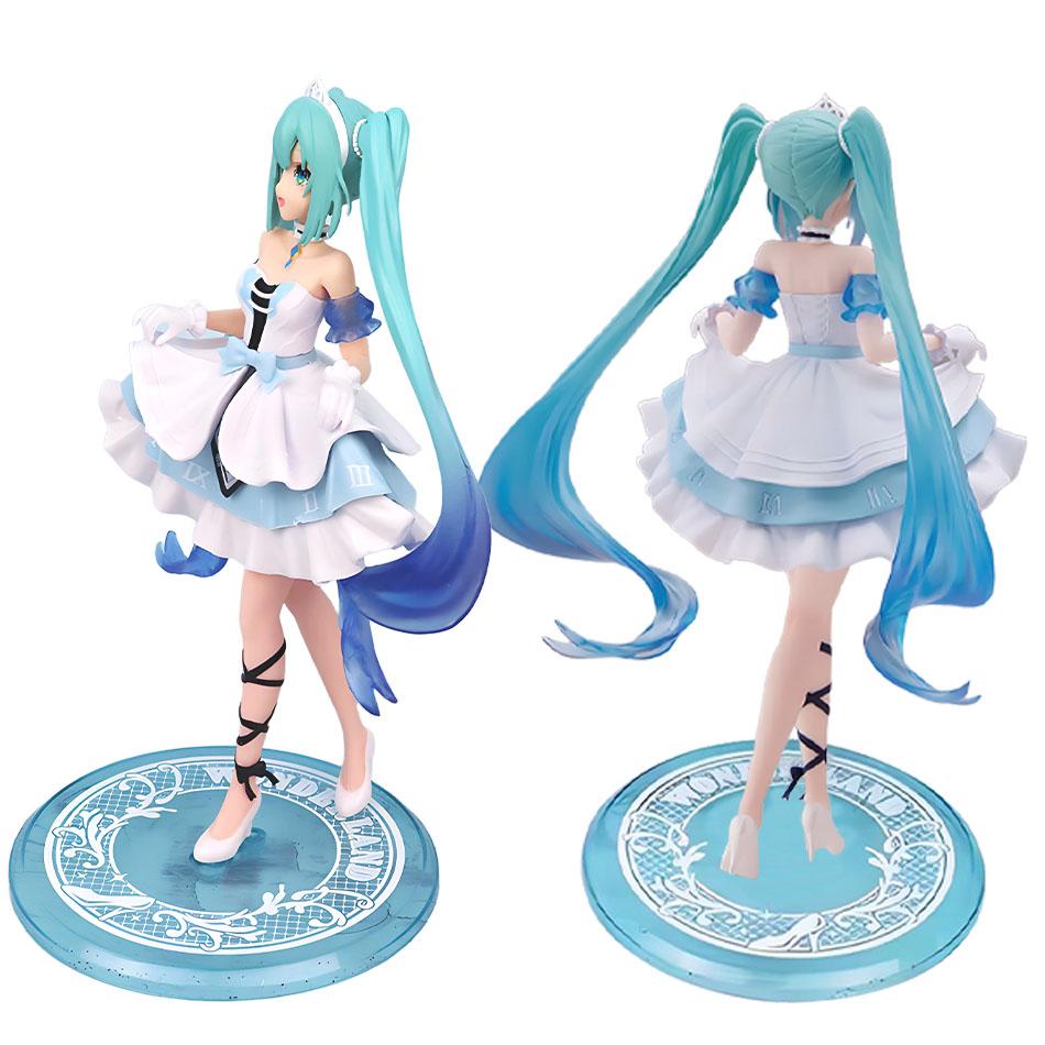 20 см аниме Hatsune Miku X Cinnamoroll фигурка аниме периферийные коллекционные модели декоративные украшения дети кавайный подарок