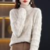 Осень и зима новый женский водолазка свободный и тонкий модный теплый пуловер свитер утолщенный с трикотажной низ рубашки