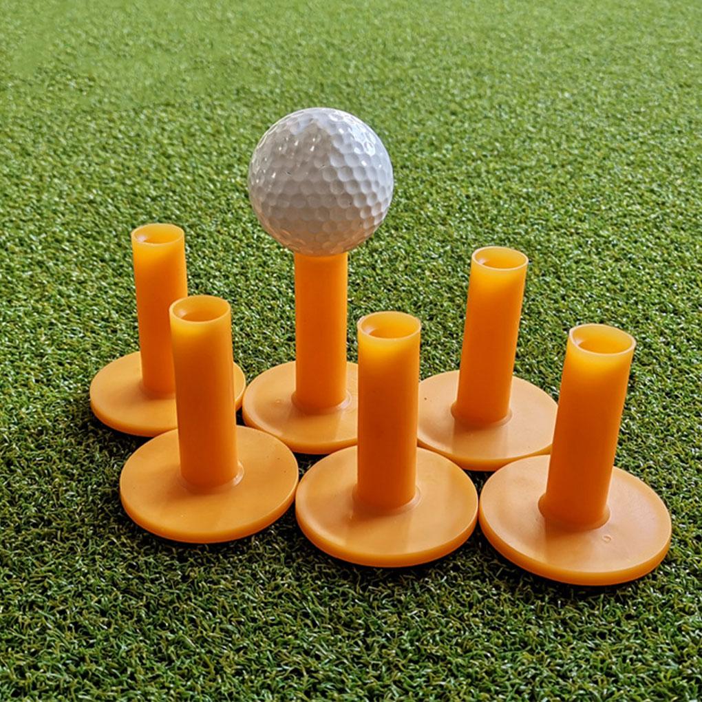 6pack/lot Non-slide Rubber Tee Ball - Durable And Elegant Easy To Rubber Golfs Tee Golfs Rubber Tee