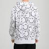 Puma Club AOP Smiley Print Hoodie Men Hoodie White 530367-02