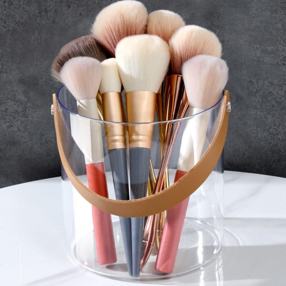 Portable Ice Bucket Clear Drinks Cooling Container Ice Cube Container Fruit Storage Basket  Home