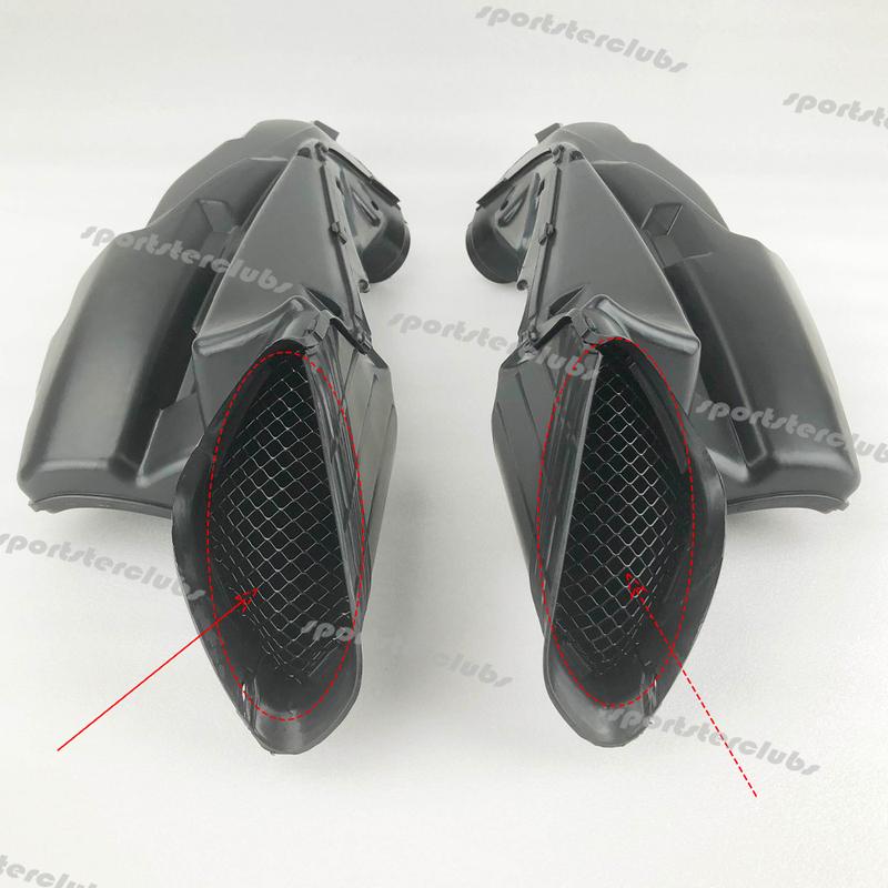 For Suzuki K6 GSX-R600 GSX-R750 2006-2007 GSXR600 GSXR750 GSX-R 600/750 Motorcycle Air Intake Tube Duct Grilles Metal Vent Mesh