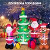 Christmas Inflatable Style Decoration Built-in LED Lights Inflatable Model Outdoor Ornament Xmas Party New Year Garden Decor