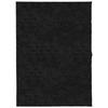 VidaXL Tapis Shaggy à Poils Longs, Moquette de Sol, Tapis de Zone, Carpette de Salon Chambre à Coucher Couloir, Moderne Noir 375279
