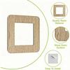Dustproof Socket Frame Cover Anti-Dirty Acrylic Wall Decor  Home Wall Renovation