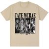Винтажная футболка с автографом Тейт Макрей Streetwear The World Tour 2025 Модные футболки Хлопковые Оверсайз Женские футболки