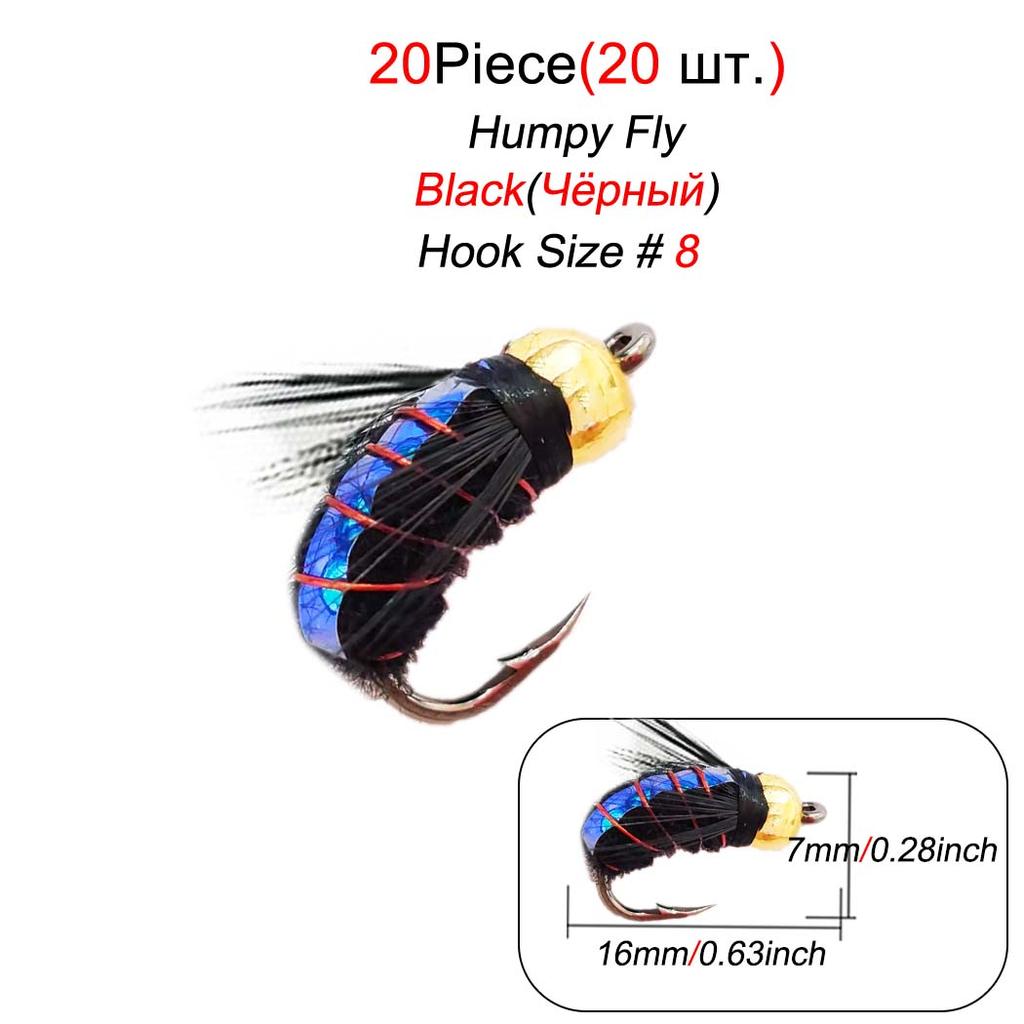 5/10/20/25 шт., приманка для ловли форели нахлыстом, сухие/мокрые мухи, нимфы, приманки для подледной рыбалки, искусственная приманка