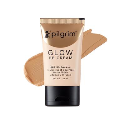 Pilgrim Beige Glow 3-в-1 Натуральный BB-крем Среднее покрытие SPF 50 PA++++ Для всех типов кожи 30 г