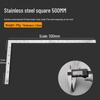 Thickened Stainless Steel L-Shaped Right Angle Ruler, 90 Degree, 300/500/600mm for Woodworking & Decoration.