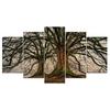 Home Decor Canvas Print 5 Pcs HD Wall Art Modern Dried Tree In Field Pictures Living Room Modular No Framed