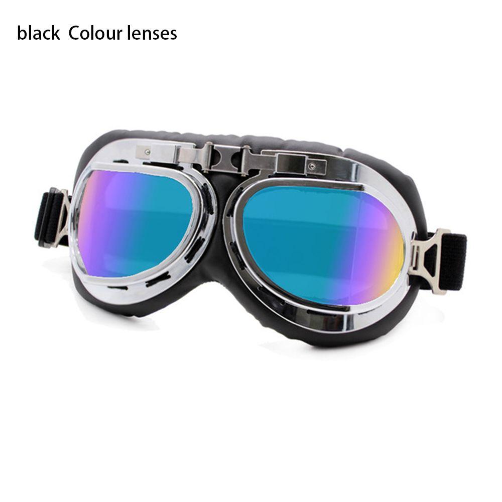 Frame Vintage Sunglasses Protective Gears Retro Goggles Pilot Motorcycle Glasses Cruiser Scooter