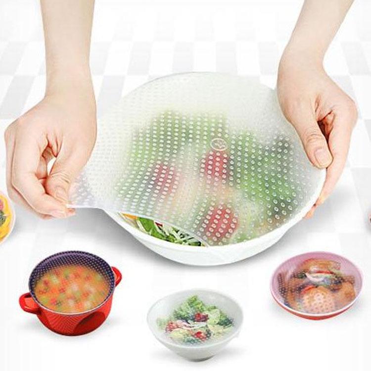 Eco-Friendly Reusable Food-Grade Silicone Cling Film