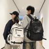 Student School Bag Women's College Style Backpack Men Color Contrast Backpack