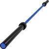 Vevor 2m Barbell Blue 15KG Weight Lifting Bar Workout Fitness Exercise Bench Press Bar for Weight Lifting Bar Weight Bar Bench Lifting Squat with