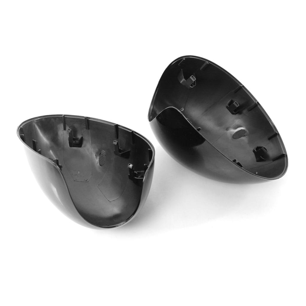 Side Mirror Cover Set L+R Pair Door Wing Mirror Cover Casing Replacement for Mini R55 R56 R57 R58
