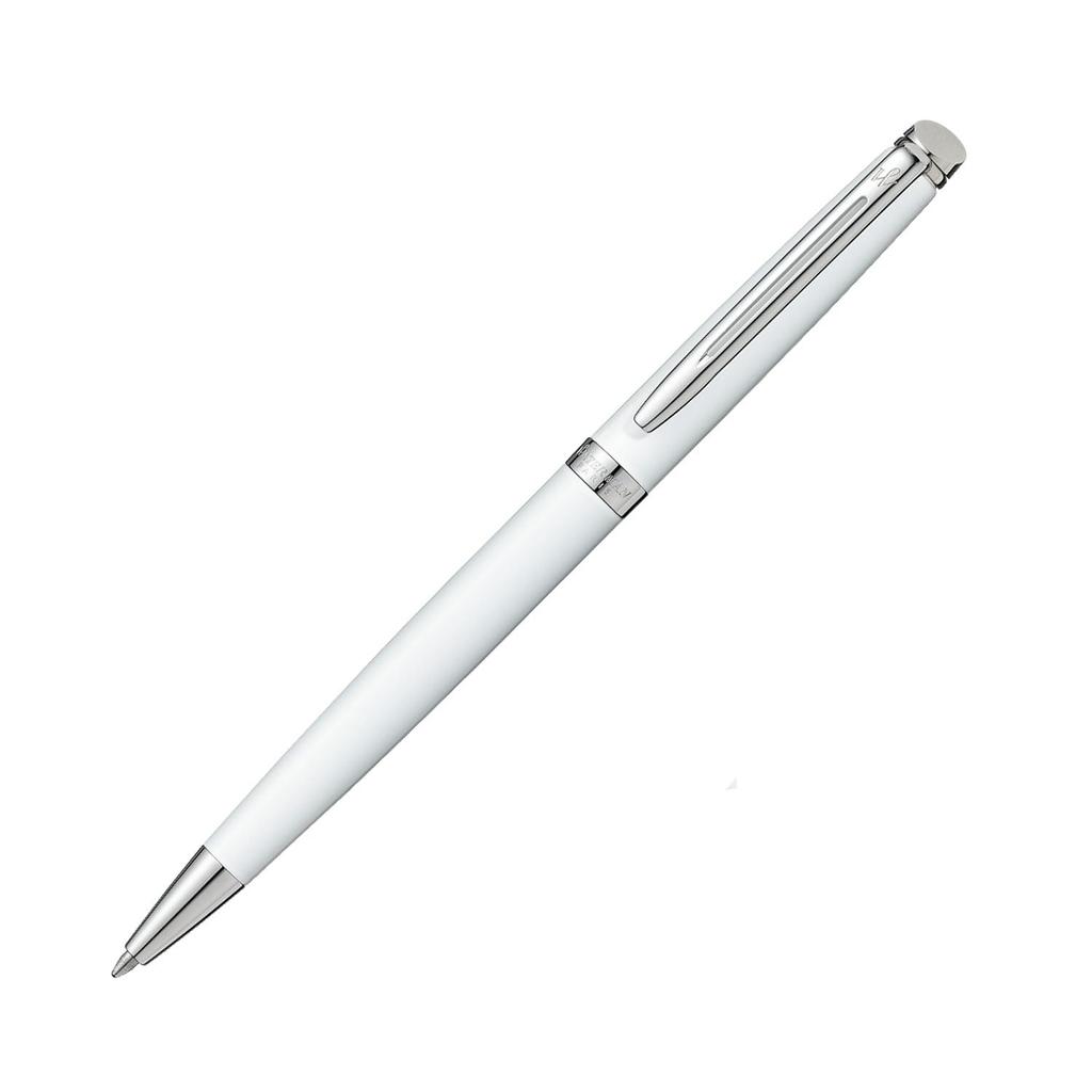 Waterman Waterman Official Metropolitan Ballpoint Pen Luxury Brand Gift Essential White CT S0920960 Oil-Based