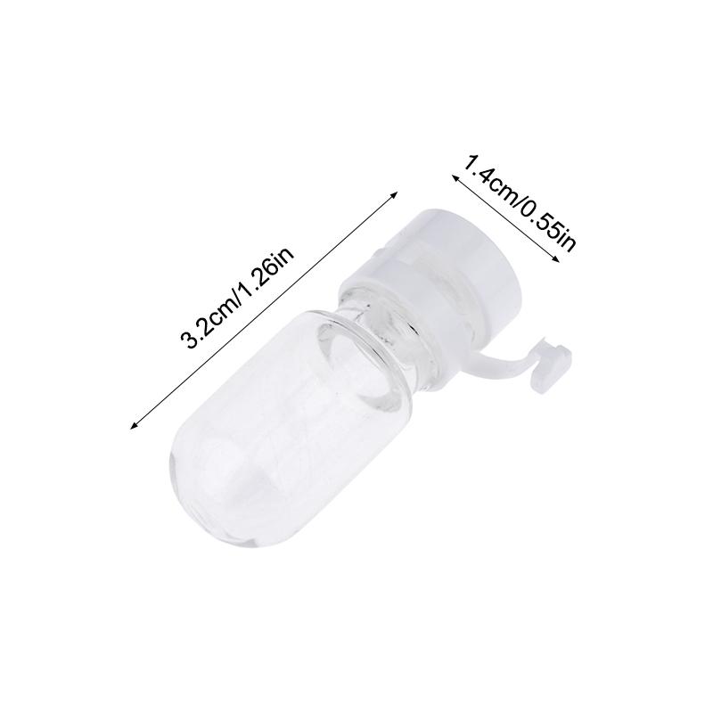 15Pcs 2ML Clear Leak-Proof Travel Bottle For Makeup Remover Lotion Portable Dispenser With Flip-Top Essence Bottled Separately