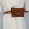 Detachable Waist Belt With Bag 2 in 1 PU Leather Coin Purse Simple Waistband Waist Bag  Work