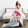 Christmas Gnome Friends Flannel Blankets New Year Awesome Throw Blankets for Home Hotel Sofa 200x150cm Rug Piece