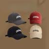 Letter Embroidered Baseball Cap for Women New Wide Brim Big Face Showing Small Big Head Circumference Men's Hat Versatile